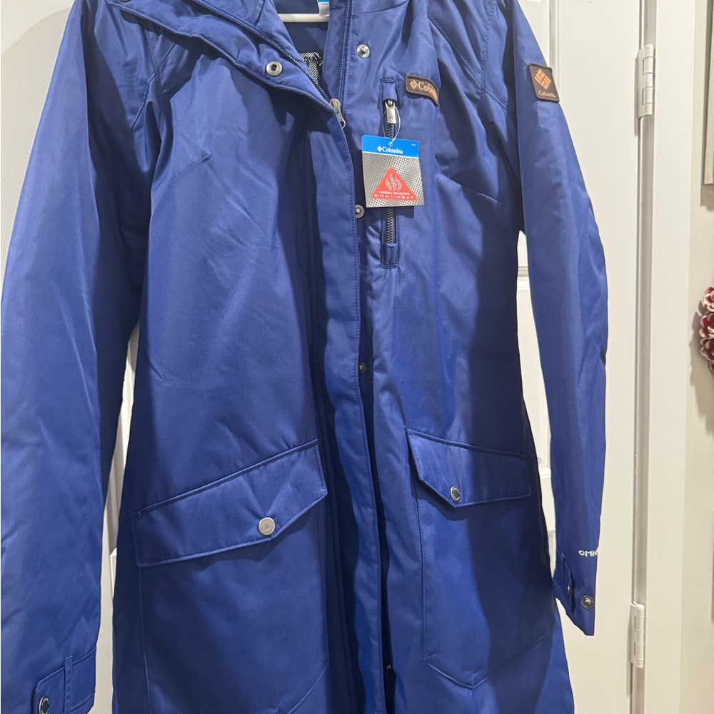 Columbia Blue Puffer Jacket